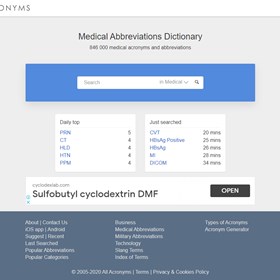 medical abbreviations: medical abbreviations